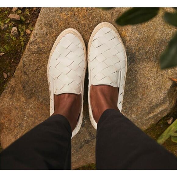 Franco Sarto Hydee Espadrille Platform Sneaker White Size 9 - Picture 3 of 9